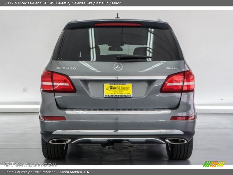 Selenite Grey Metallic / Black 2017 Mercedes-Benz GLS 450 4Matic