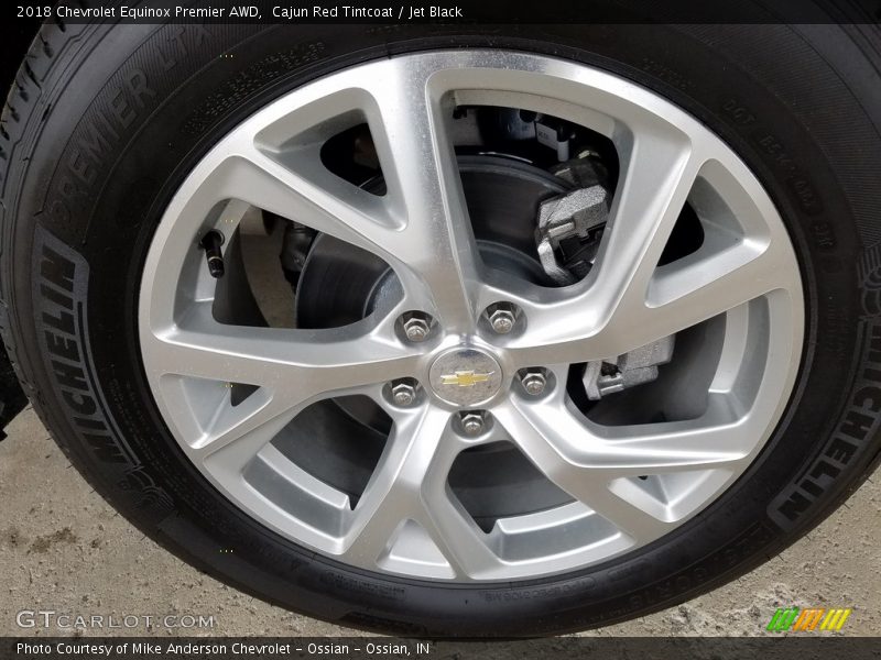 Cajun Red Tintcoat / Jet Black 2018 Chevrolet Equinox Premier AWD