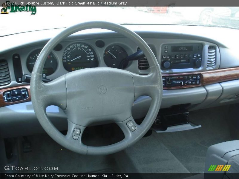 Dark Polo Green Metallic / Medium Gray 2002 Buick LeSabre Custom