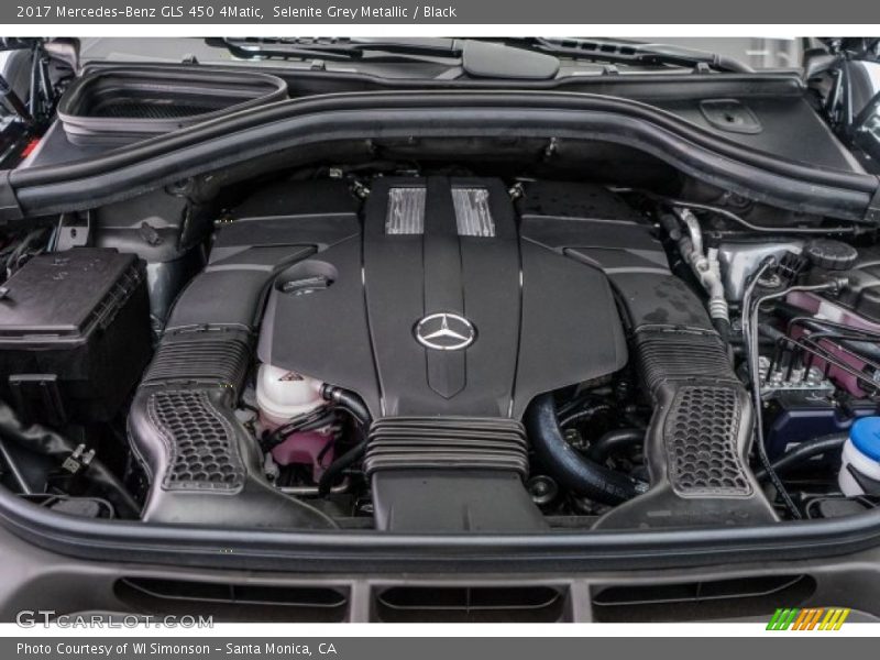 Selenite Grey Metallic / Black 2017 Mercedes-Benz GLS 450 4Matic