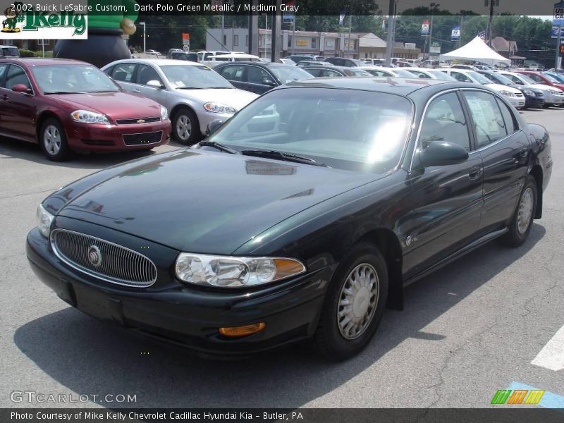 Dark Polo Green Metallic / Medium Gray 2002 Buick LeSabre Custom