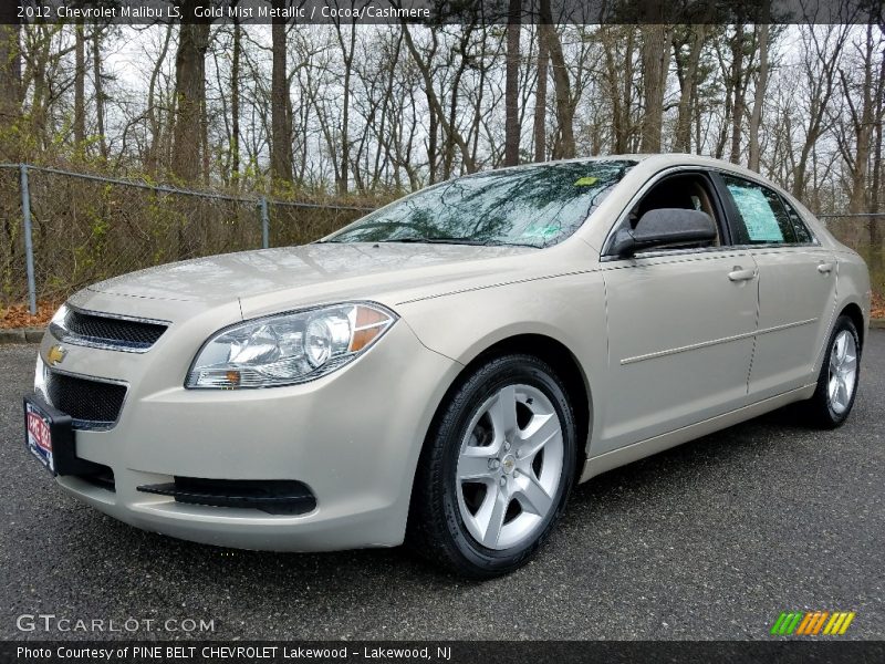 Gold Mist Metallic / Cocoa/Cashmere 2012 Chevrolet Malibu LS