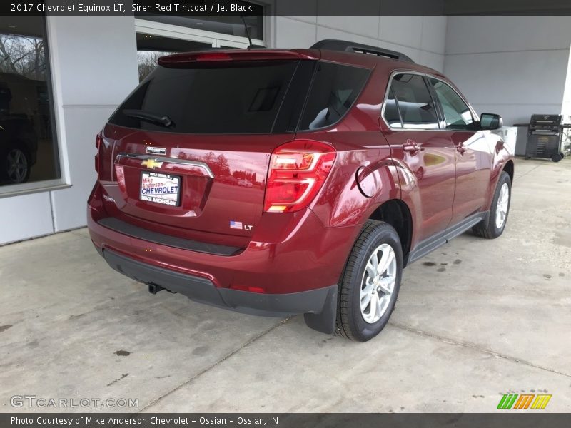 Siren Red Tintcoat / Jet Black 2017 Chevrolet Equinox LT
