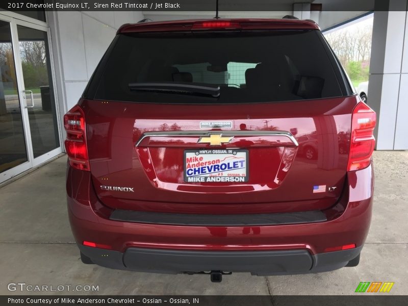 Siren Red Tintcoat / Jet Black 2017 Chevrolet Equinox LT