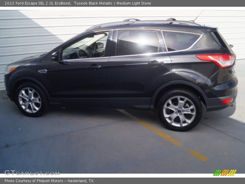 Tuxedo Black Metallic / Medium Light Stone 2013 Ford Escape SEL 2.0L EcoBoost