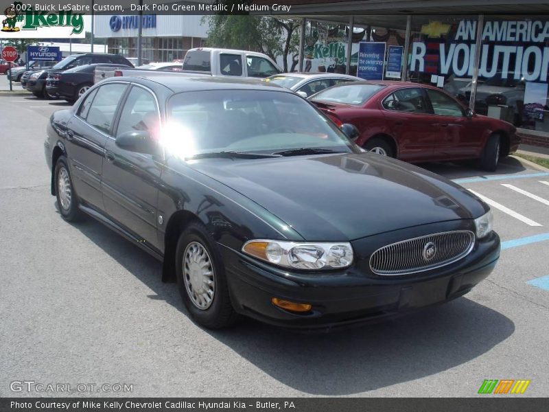Dark Polo Green Metallic / Medium Gray 2002 Buick LeSabre Custom