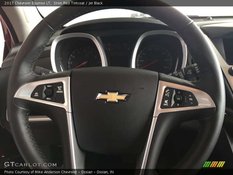 Siren Red Tintcoat / Jet Black 2017 Chevrolet Equinox LT