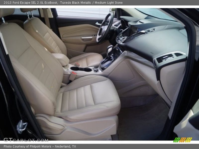 Tuxedo Black Metallic / Medium Light Stone 2013 Ford Escape SEL 2.0L EcoBoost