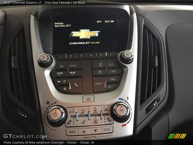 Siren Red Tintcoat / Jet Black 2017 Chevrolet Equinox LT