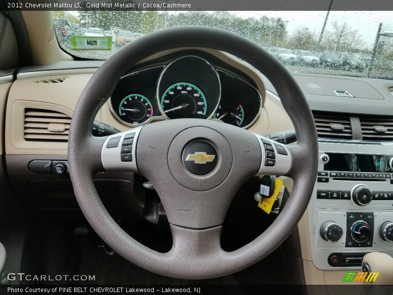 Gold Mist Metallic / Cocoa/Cashmere 2012 Chevrolet Malibu LS