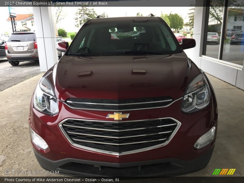 Siren Red Tintcoat / Jet Black 2017 Chevrolet Equinox LT