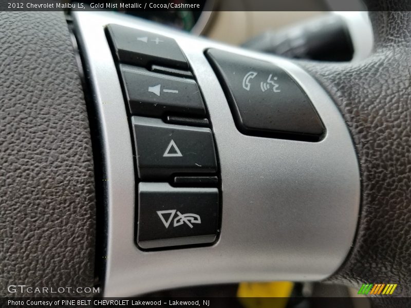 Gold Mist Metallic / Cocoa/Cashmere 2012 Chevrolet Malibu LS