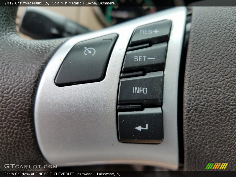 Gold Mist Metallic / Cocoa/Cashmere 2012 Chevrolet Malibu LS