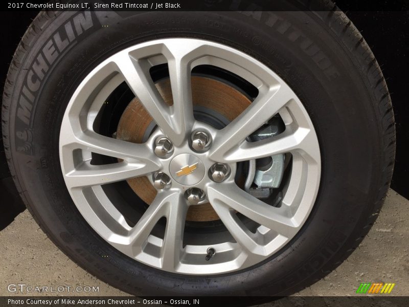 Siren Red Tintcoat / Jet Black 2017 Chevrolet Equinox LT