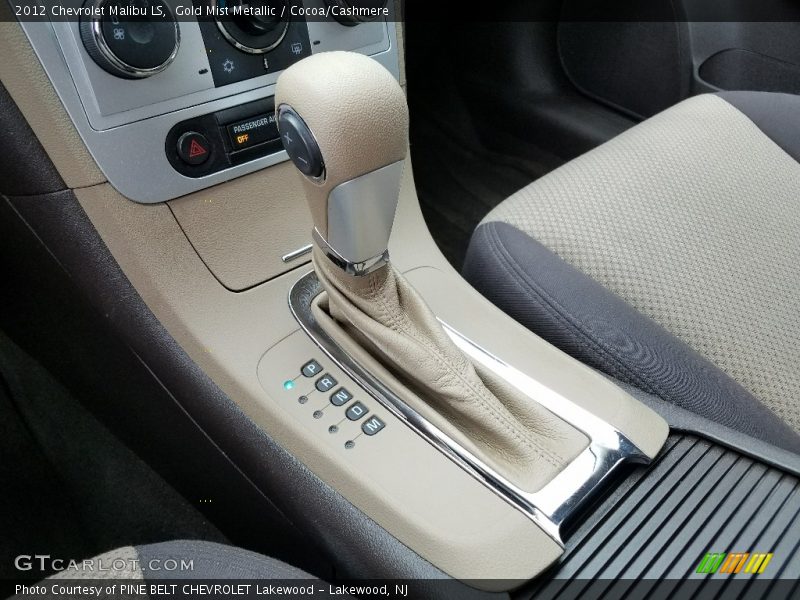 Gold Mist Metallic / Cocoa/Cashmere 2012 Chevrolet Malibu LS