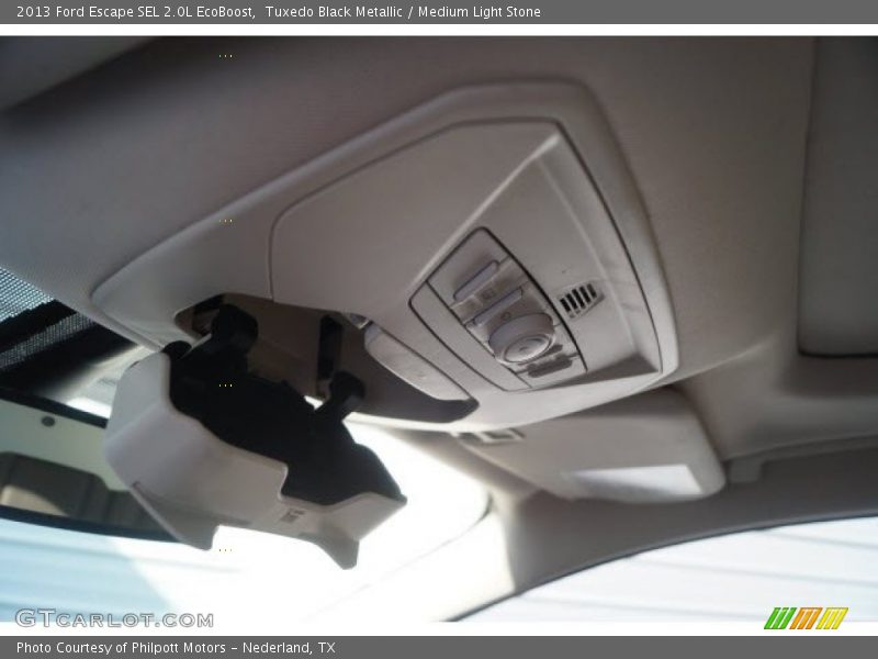 Tuxedo Black Metallic / Medium Light Stone 2013 Ford Escape SEL 2.0L EcoBoost