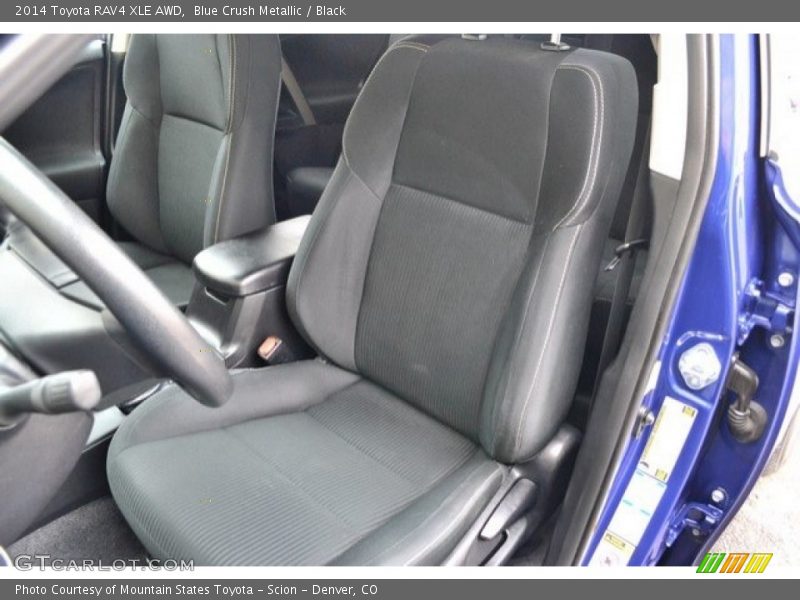 Blue Crush Metallic / Black 2014 Toyota RAV4 XLE AWD