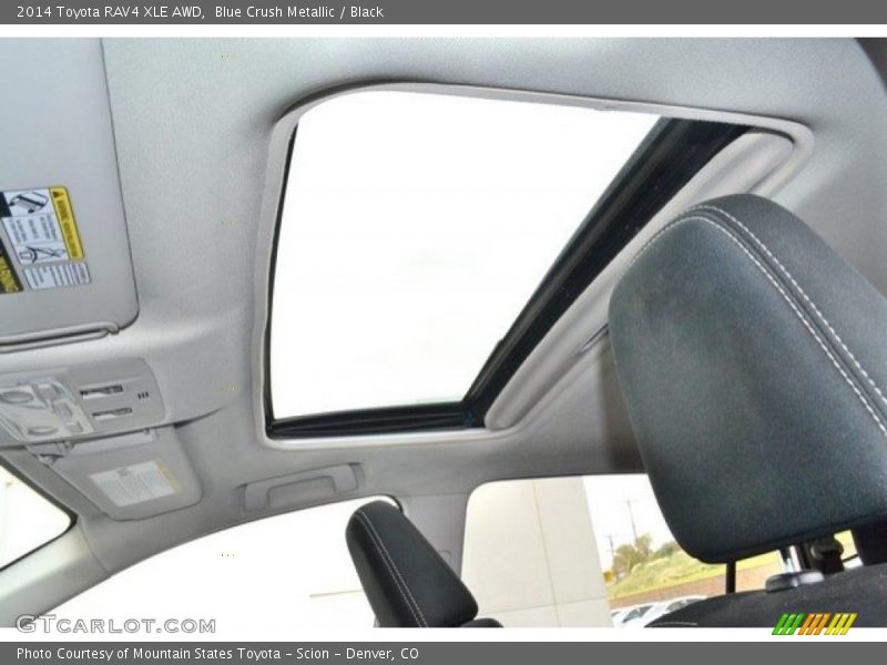 Blue Crush Metallic / Black 2014 Toyota RAV4 XLE AWD
