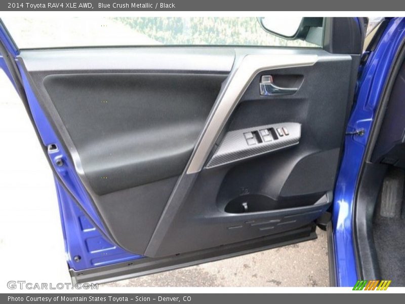 Blue Crush Metallic / Black 2014 Toyota RAV4 XLE AWD