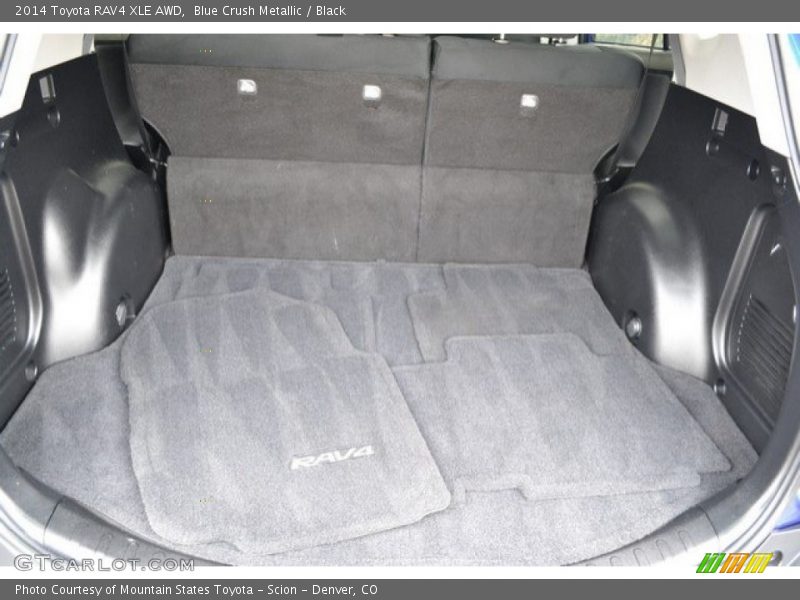 Blue Crush Metallic / Black 2014 Toyota RAV4 XLE AWD