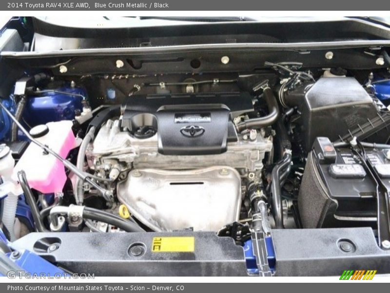 Blue Crush Metallic / Black 2014 Toyota RAV4 XLE AWD