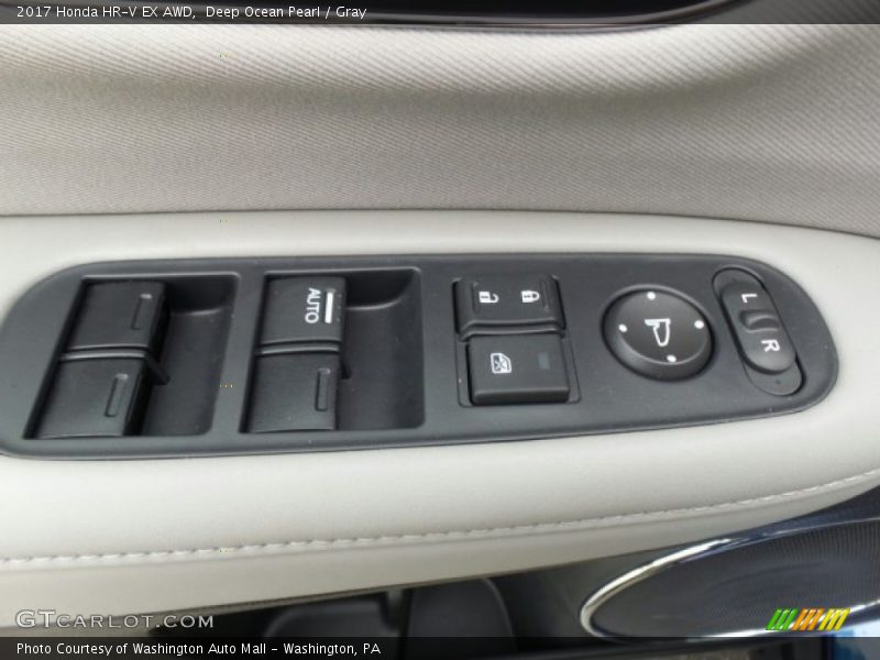 Deep Ocean Pearl / Gray 2017 Honda HR-V EX AWD
