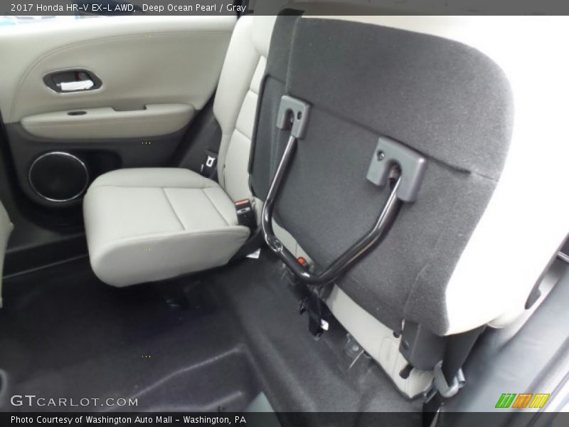 Deep Ocean Pearl / Gray 2017 Honda HR-V EX-L AWD