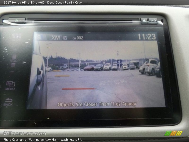 Deep Ocean Pearl / Gray 2017 Honda HR-V EX-L AWD