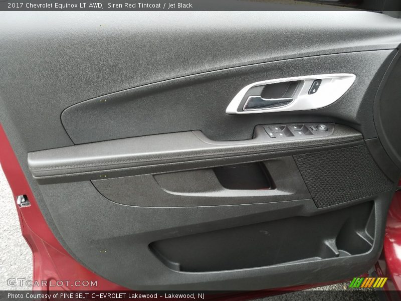 Siren Red Tintcoat / Jet Black 2017 Chevrolet Equinox LT AWD