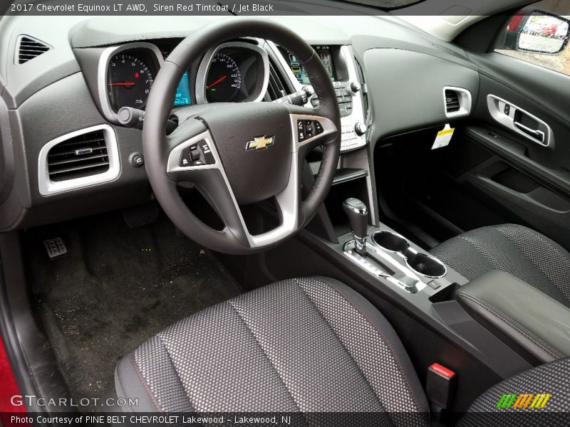 Siren Red Tintcoat / Jet Black 2017 Chevrolet Equinox LT AWD