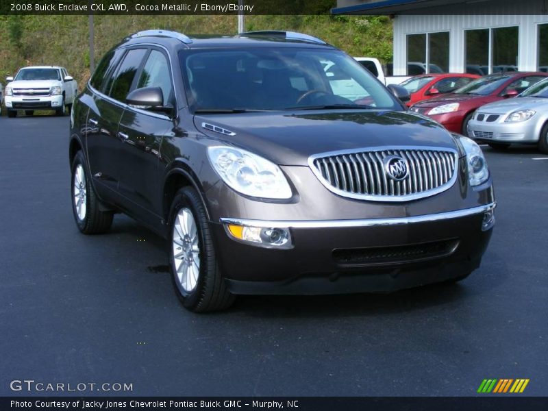 Cocoa Metallic / Ebony/Ebony 2008 Buick Enclave CXL AWD