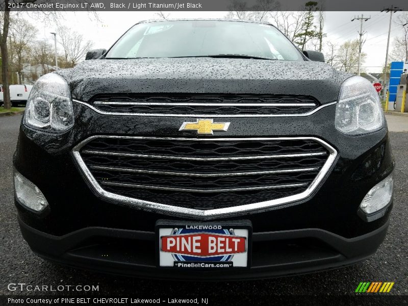 Black / Light Titanium/Jet Black 2017 Chevrolet Equinox LT AWD