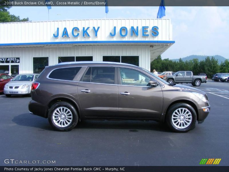 Cocoa Metallic / Ebony/Ebony 2008 Buick Enclave CXL AWD