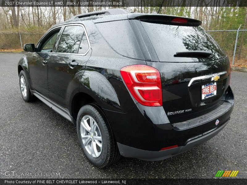 Black / Light Titanium/Jet Black 2017 Chevrolet Equinox LT AWD