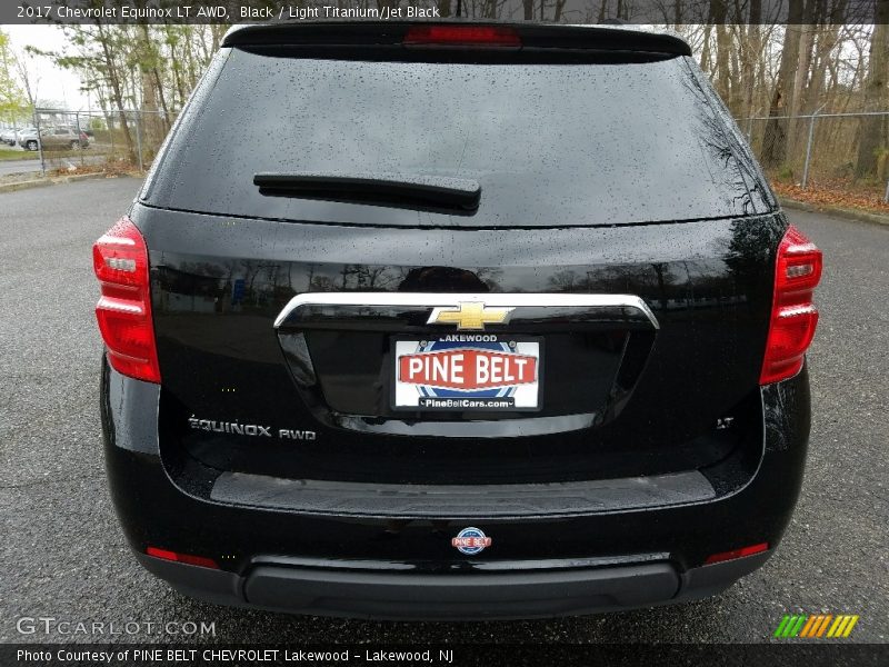 Black / Light Titanium/Jet Black 2017 Chevrolet Equinox LT AWD