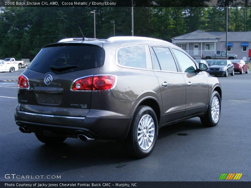 Cocoa Metallic / Ebony/Ebony 2008 Buick Enclave CXL AWD