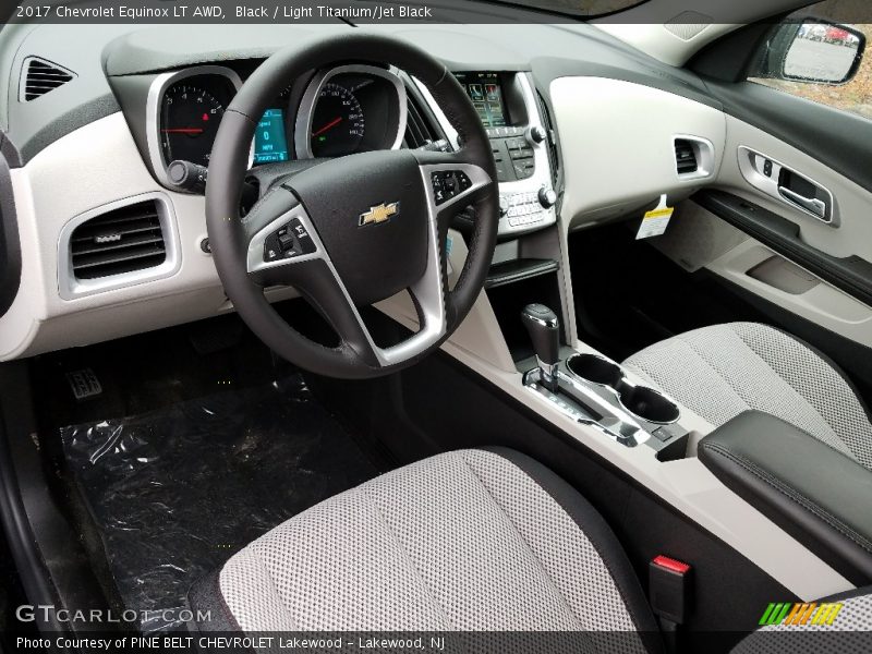 Black / Light Titanium/Jet Black 2017 Chevrolet Equinox LT AWD