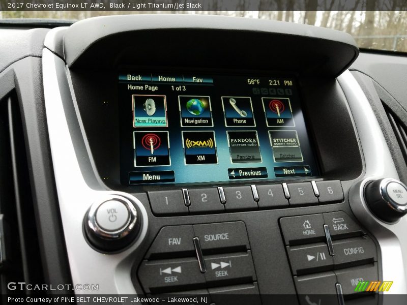 Black / Light Titanium/Jet Black 2017 Chevrolet Equinox LT AWD