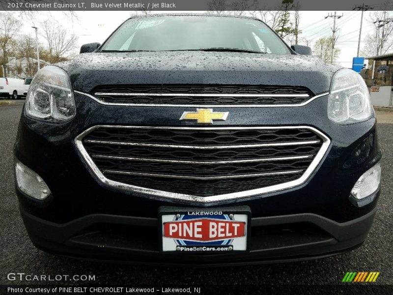 Blue Velvet Metallic / Jet Black 2017 Chevrolet Equinox LT