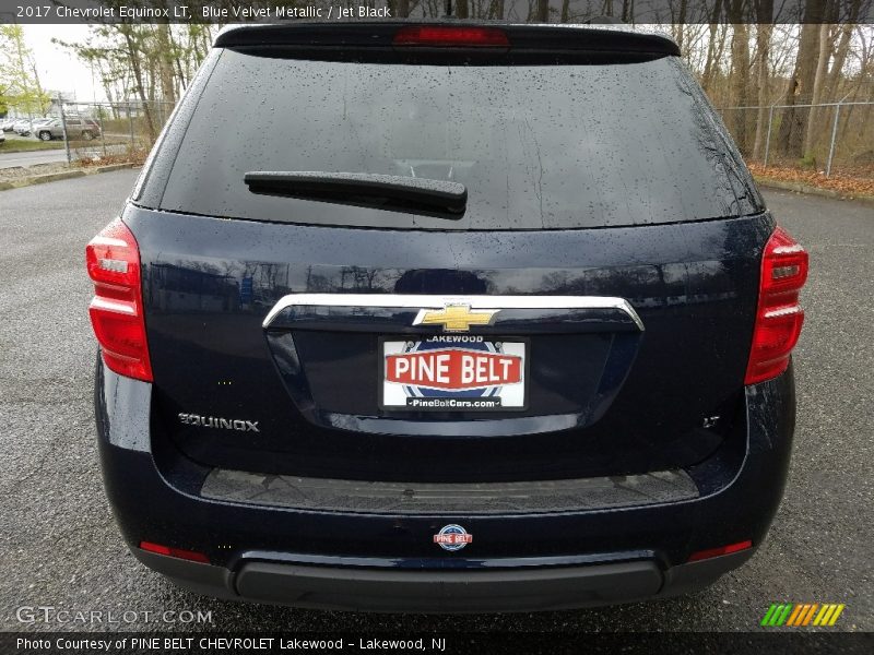 Blue Velvet Metallic / Jet Black 2017 Chevrolet Equinox LT