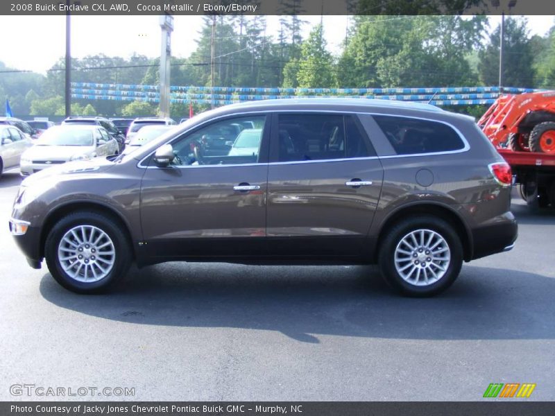 Cocoa Metallic / Ebony/Ebony 2008 Buick Enclave CXL AWD