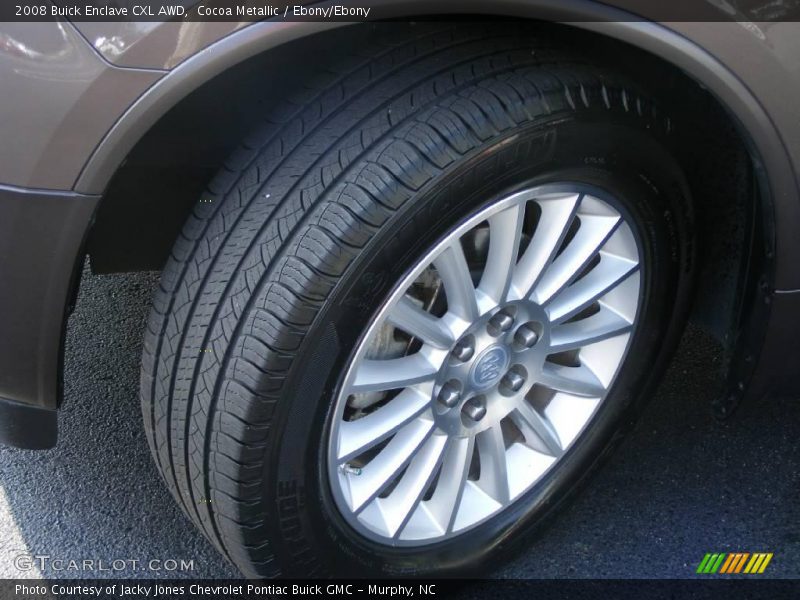 Cocoa Metallic / Ebony/Ebony 2008 Buick Enclave CXL AWD