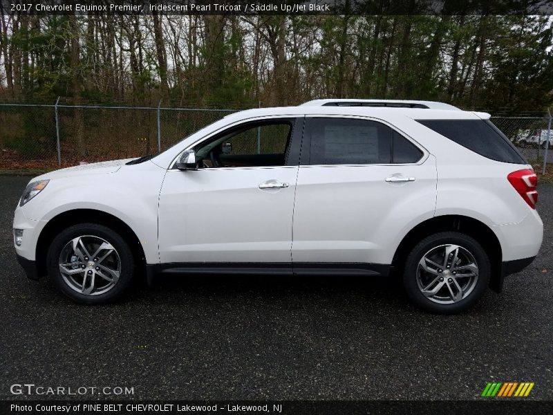 Iridescent Pearl Tricoat / Saddle Up/Jet Black 2017 Chevrolet Equinox Premier