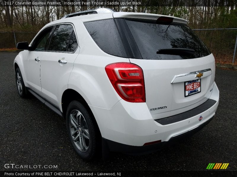Iridescent Pearl Tricoat / Saddle Up/Jet Black 2017 Chevrolet Equinox Premier