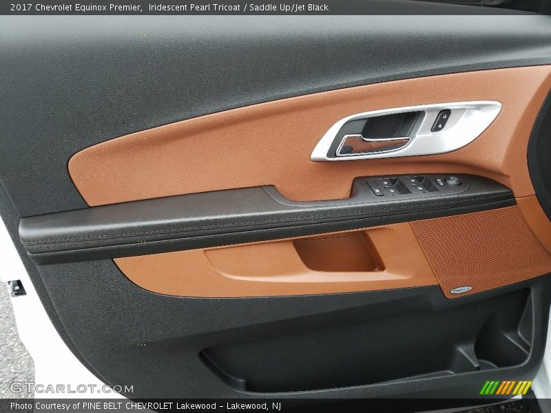 Iridescent Pearl Tricoat / Saddle Up/Jet Black 2017 Chevrolet Equinox Premier
