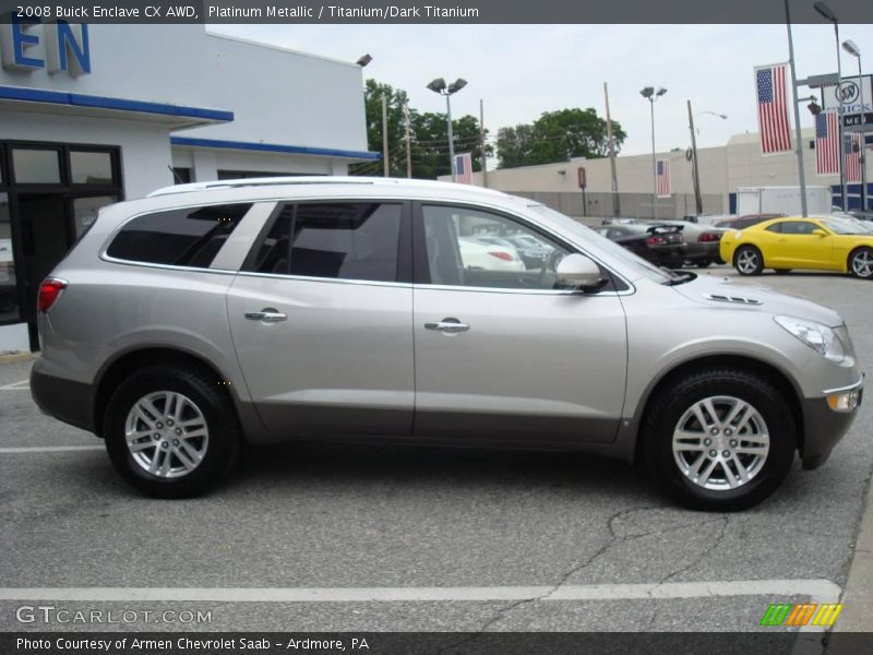 Platinum Metallic / Titanium/Dark Titanium 2008 Buick Enclave CX AWD