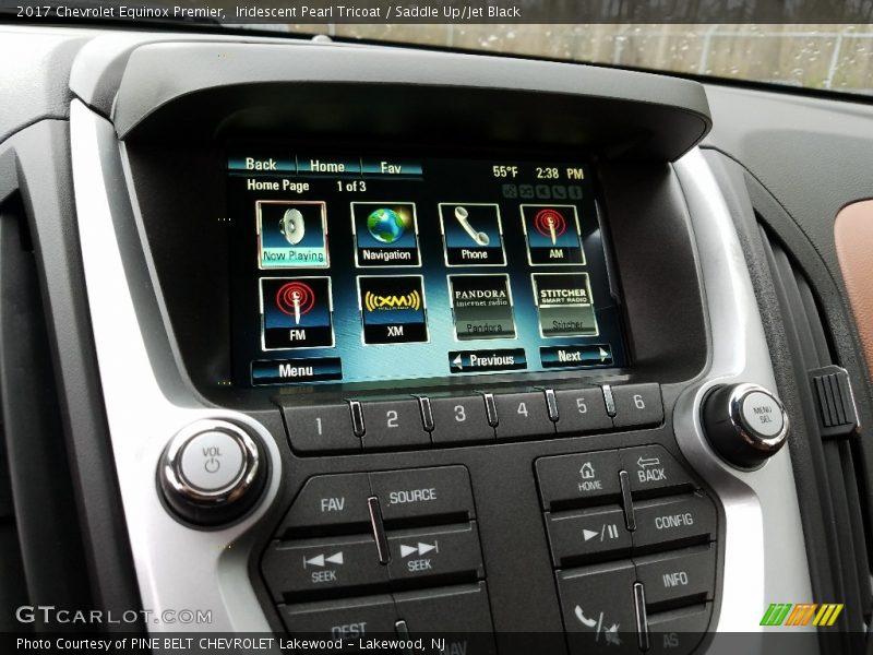 Controls of 2017 Equinox Premier