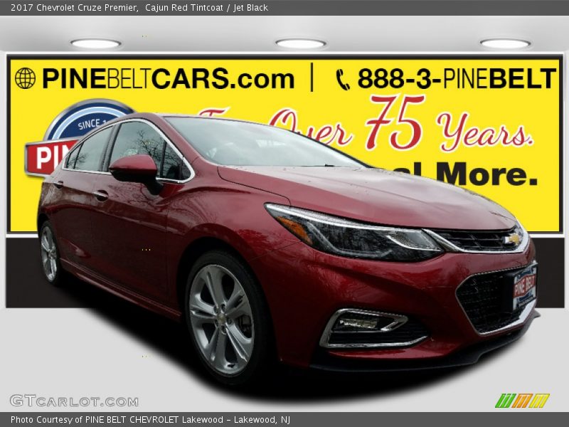 Cajun Red Tintcoat / Jet Black 2017 Chevrolet Cruze Premier