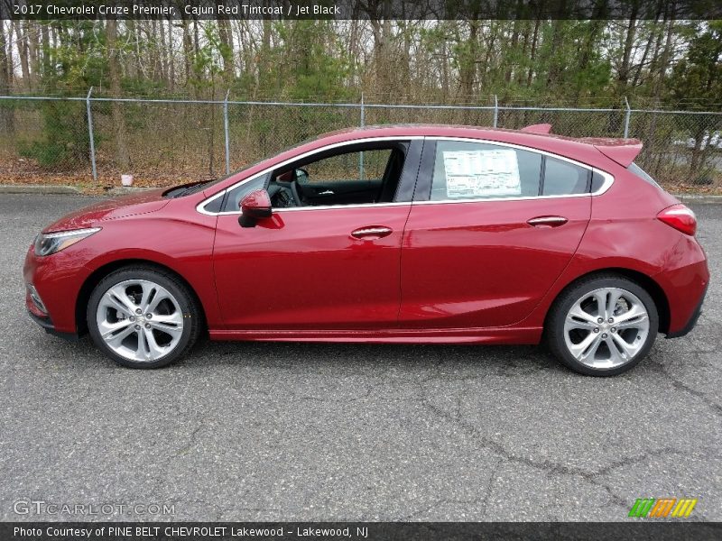 Cajun Red Tintcoat / Jet Black 2017 Chevrolet Cruze Premier