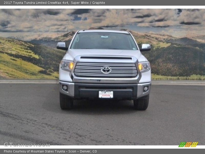 Super White / Graphite 2017 Toyota Tundra Limited CrewMax 4x4
